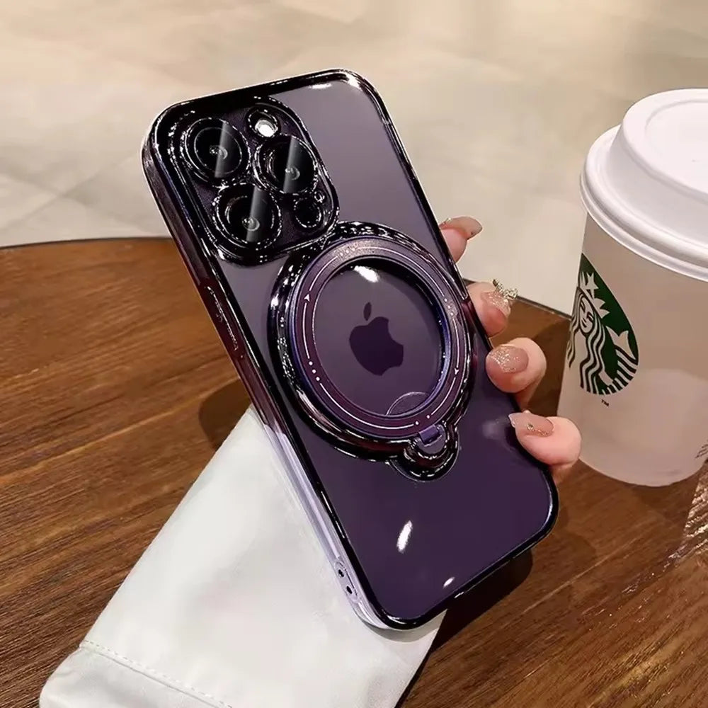 Luxury Ring Stand MagSafe Case