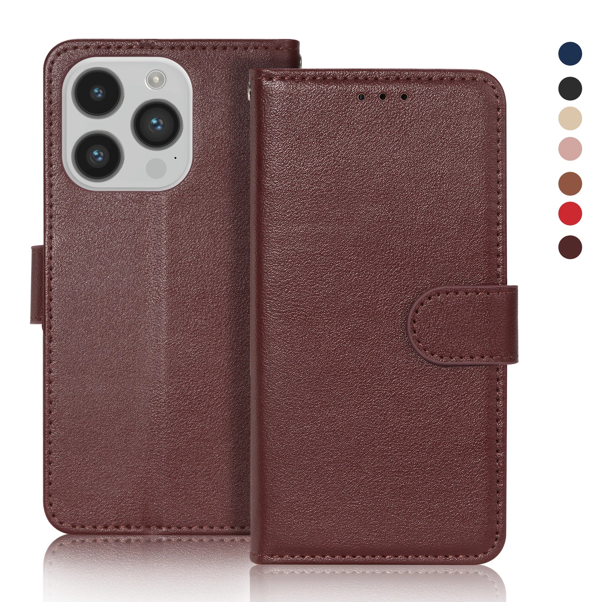 Luxury Leather Wallet Case