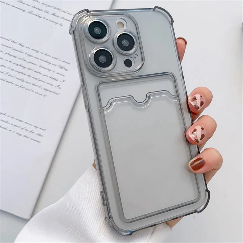 Clear Wallet MagSafe Case