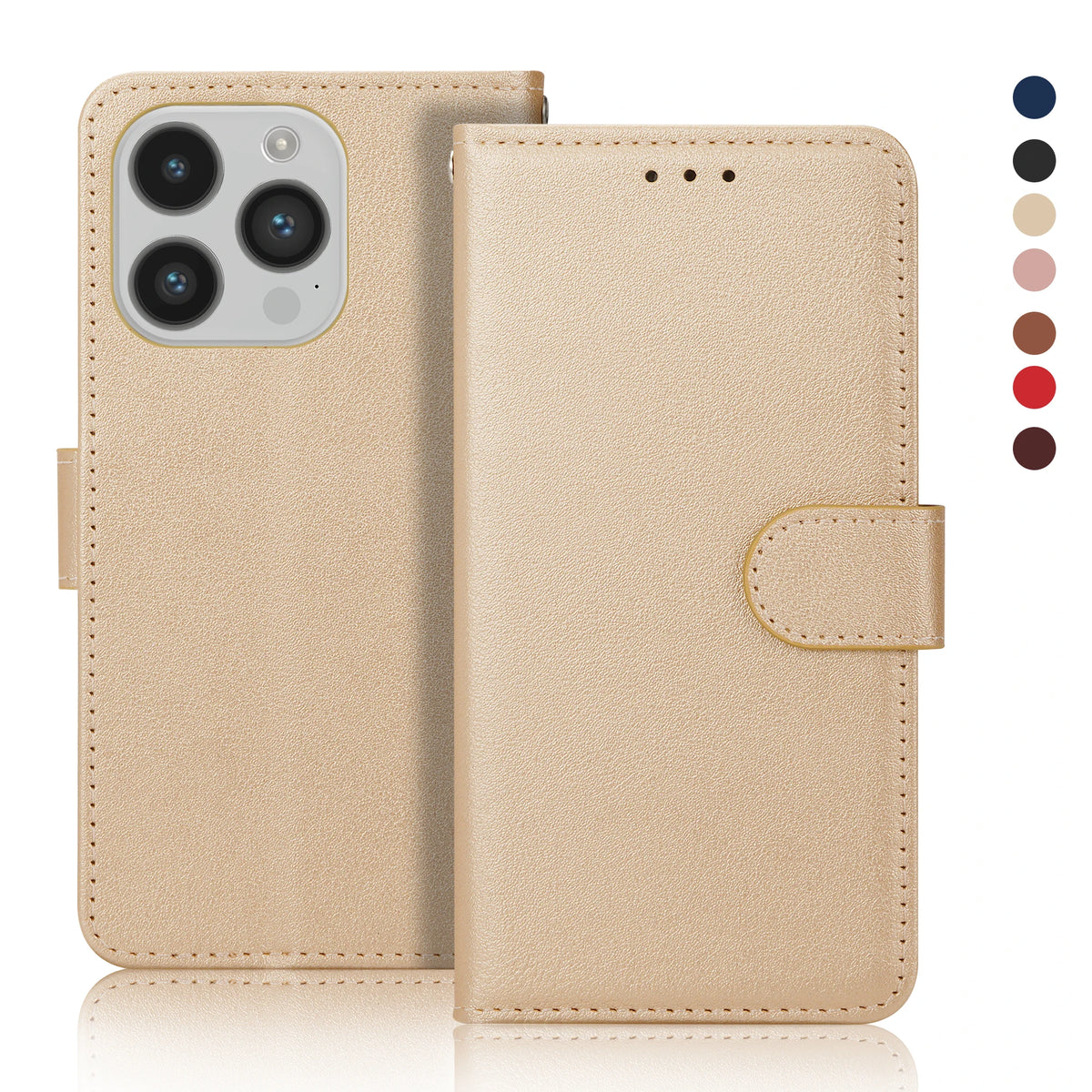 Luxury Leather Wallet Case