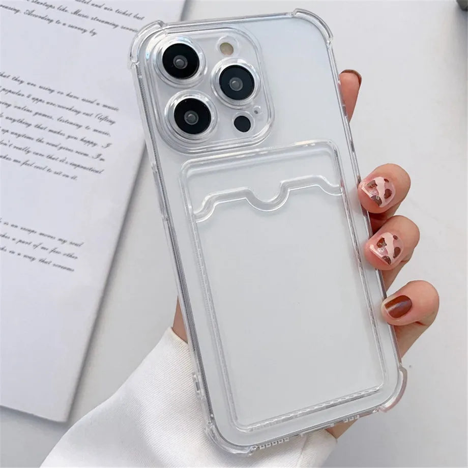 Clear Wallet MagSafe Case