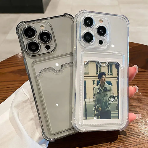 Clear Wallet MagSafe Case