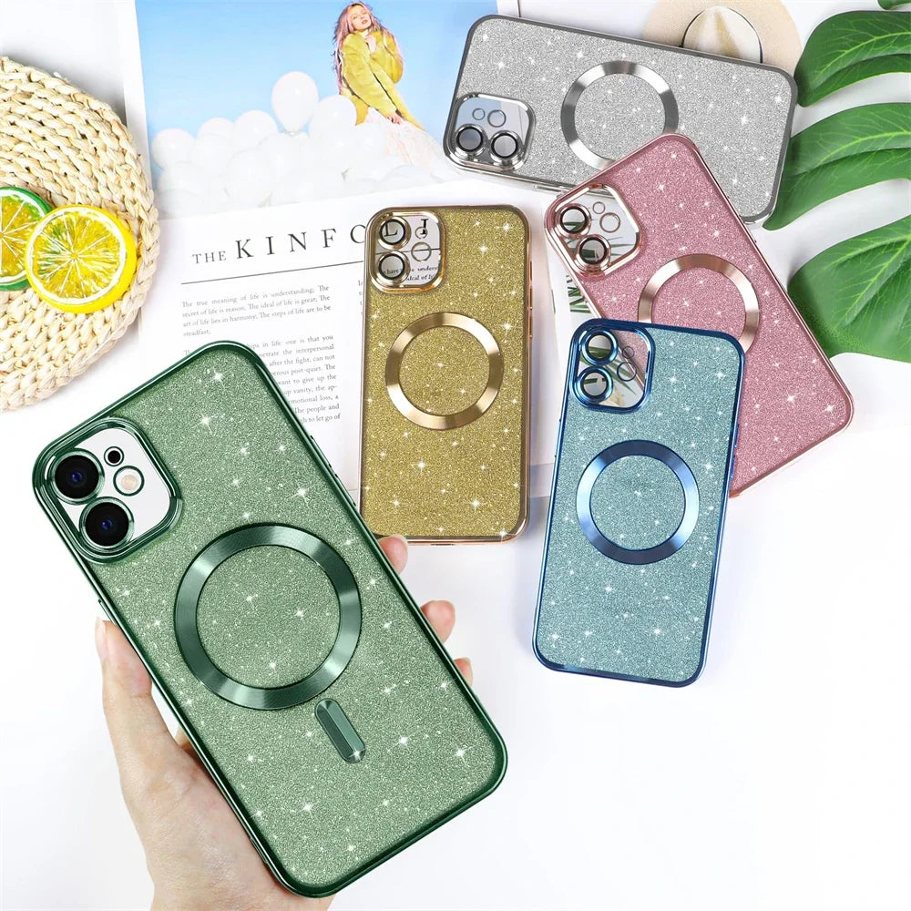 Luxury Lens Guard MagSafe Case