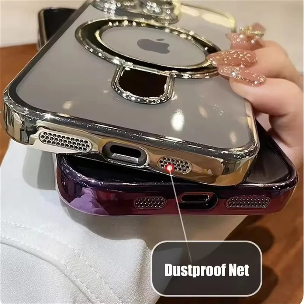 Luxury Ring Stand MagSafe Case