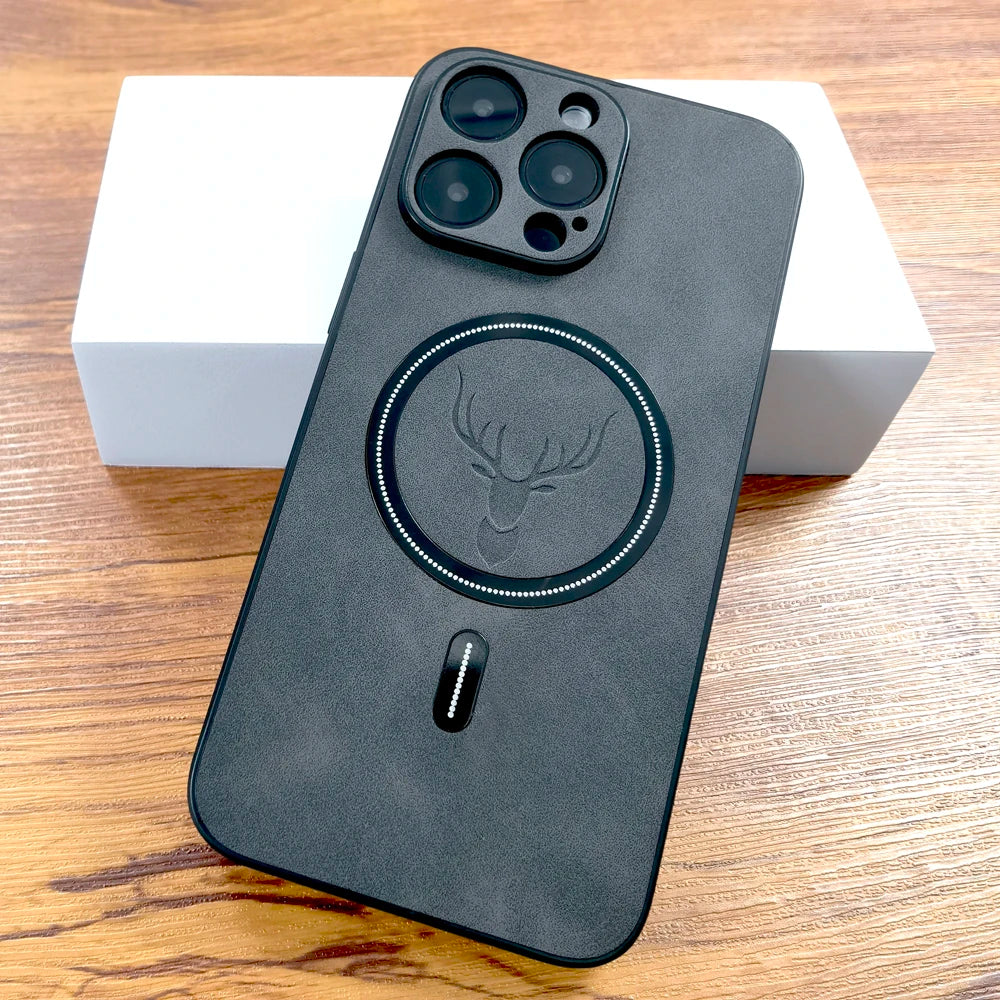Luxury Deer Leather MagSafe Case