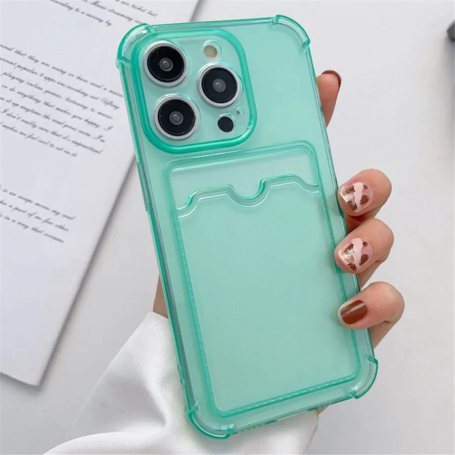 Clear Wallet MagSafe Case
