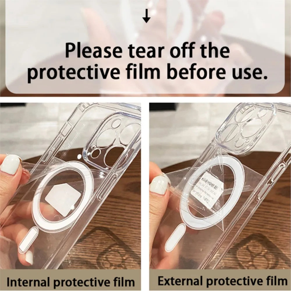 Magnetic Clear MagSafe Case