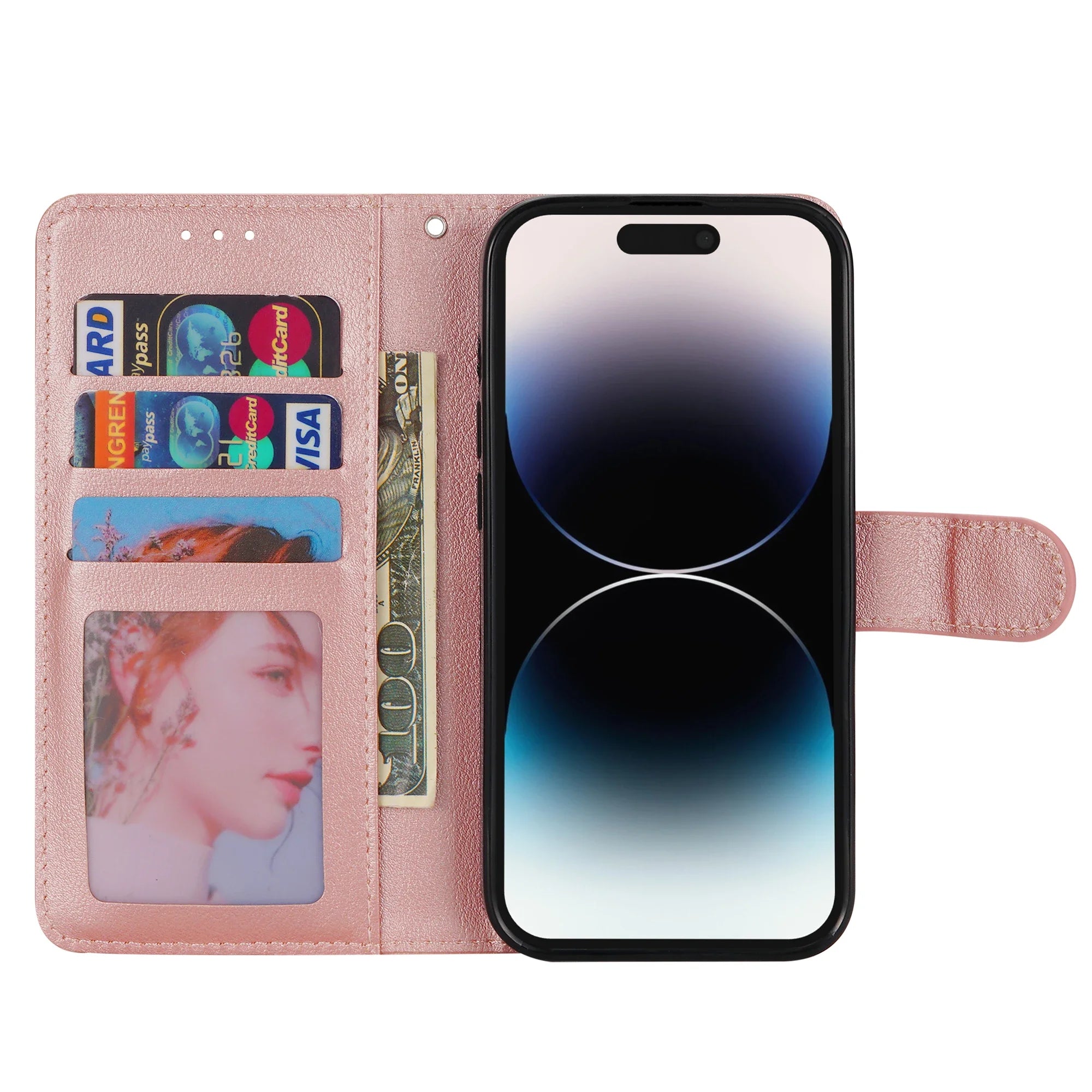 Luxury Leather Wallet Case