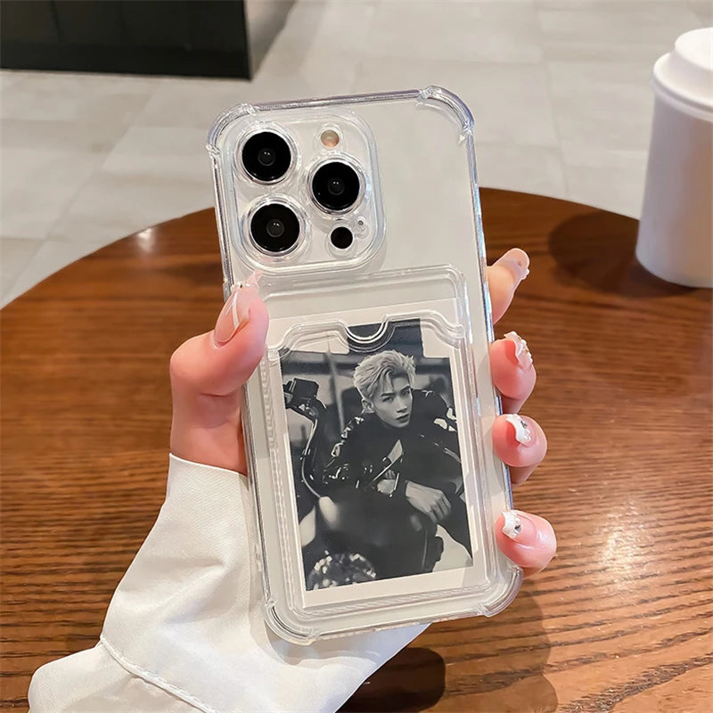 Clear Wallet MagSafe Case