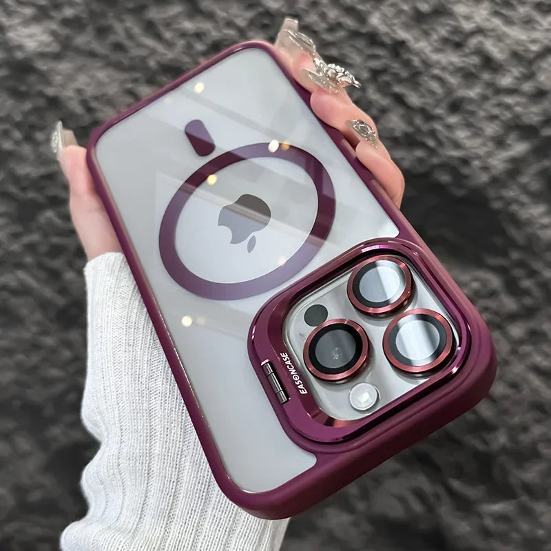 Luxury Stand MagSafe Case – Shockproof
