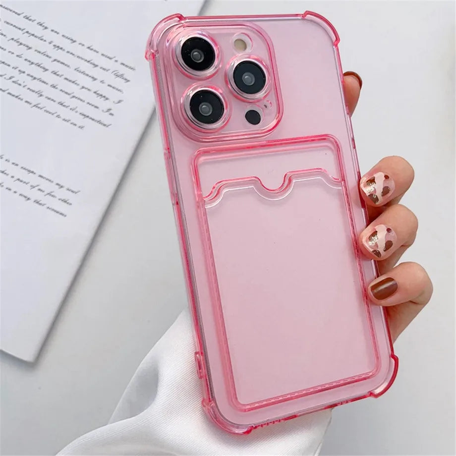 Clear Wallet MagSafe Case