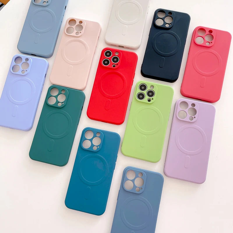 Premium Silicone MagSafe Case