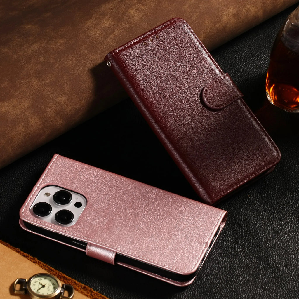Luxury Leather Wallet Case