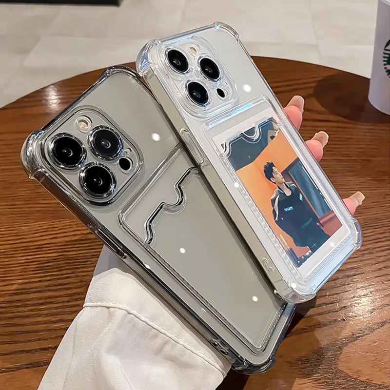 Clear Wallet MagSafe Case