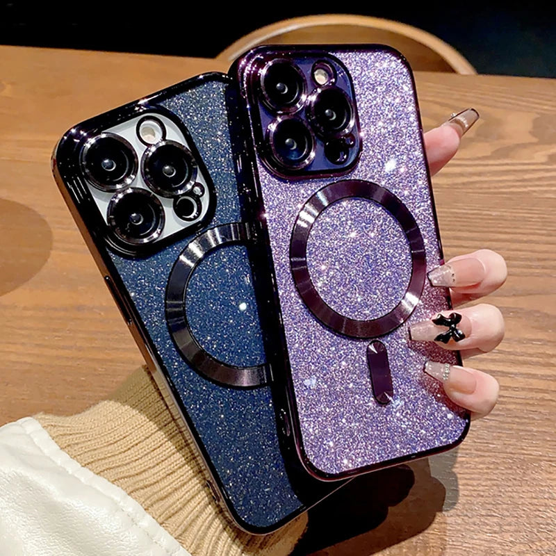 Luxury Lens Guard MagSafe Case
